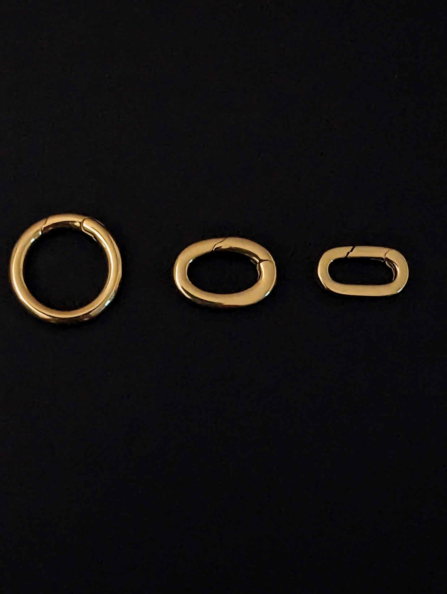 14k gold filled self closing links